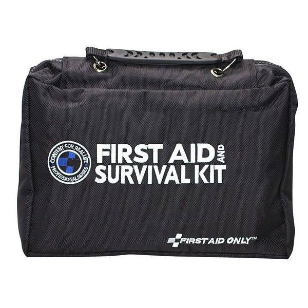 Deluxe Survival First Aid Kit In Ballistic Nylon Black Carry Case #2